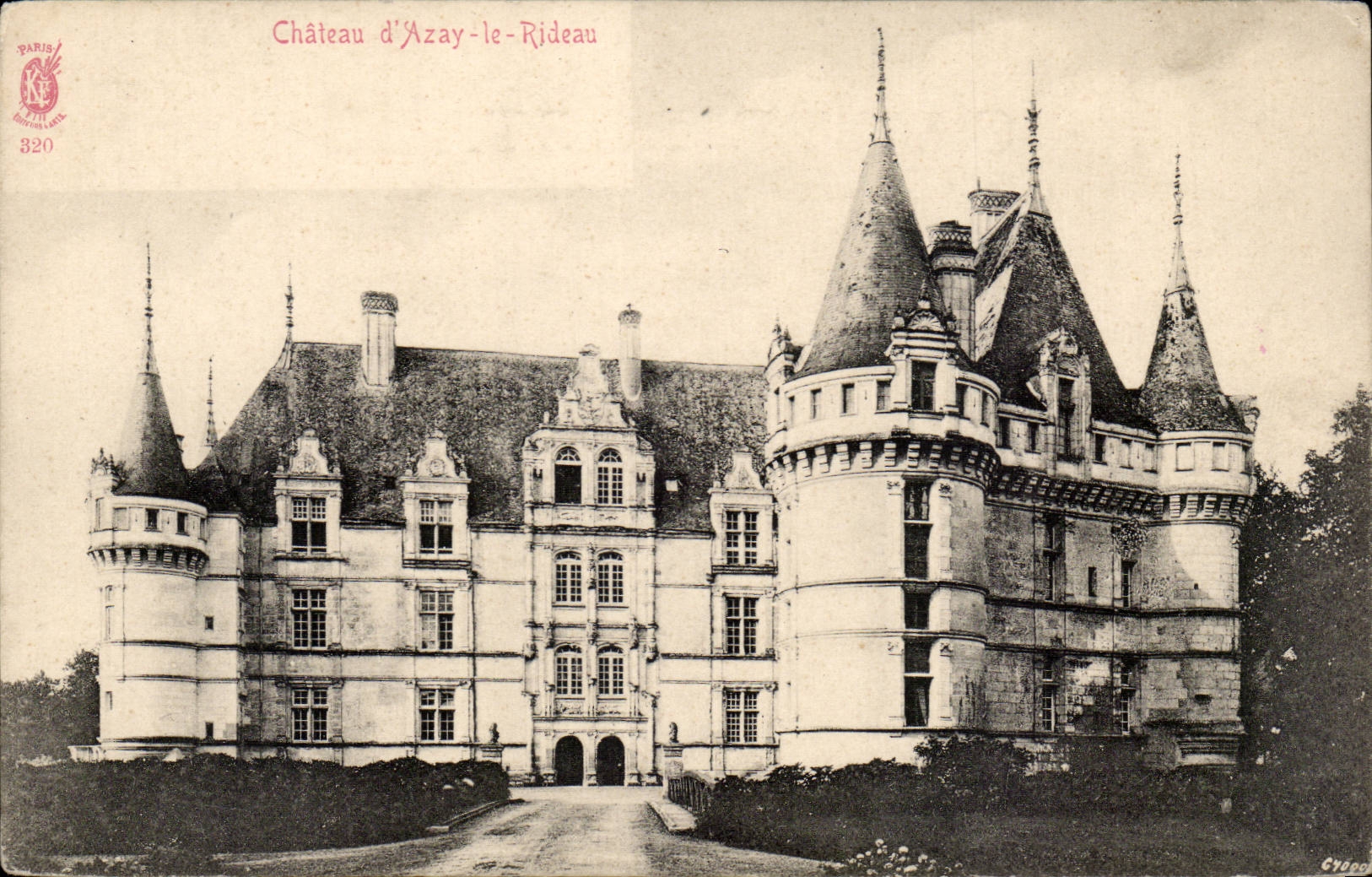Azay le Rideau - Le Chateau - CPA 
