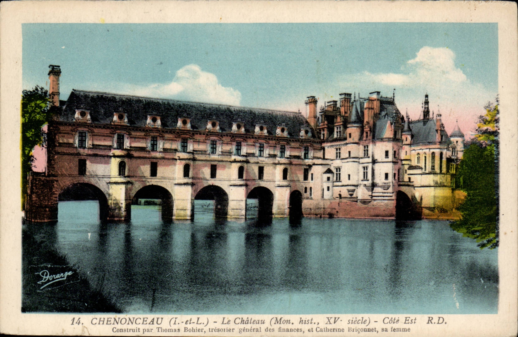 Chenonceaux - Le Chateau - Cote Est - CPA 