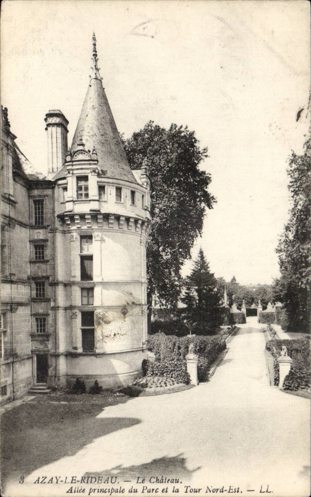 Azay le Rideau - Le Chateau - CPA 
