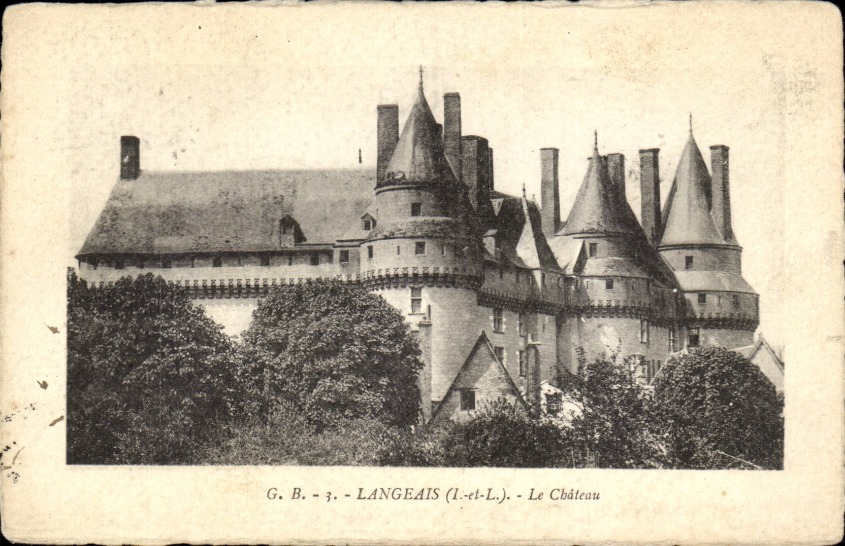 Langeais - Le Chateau - CPA 
