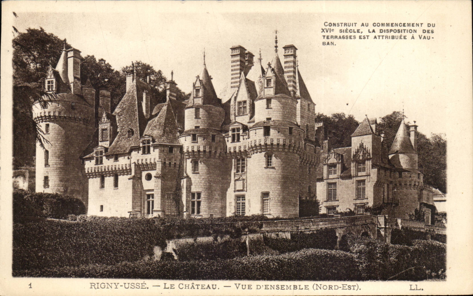 Rigny - Usse - Le Chateau - Vue d'ensemble - CPA 