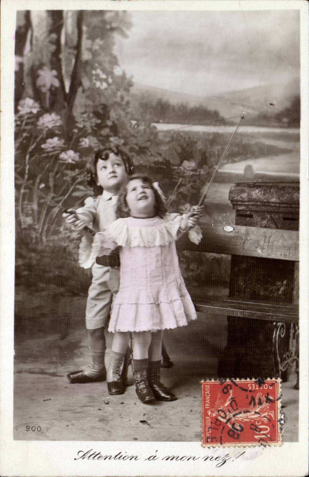 CPA Phantasie-Kind-Aufmerksamkeit hat meine Nase!