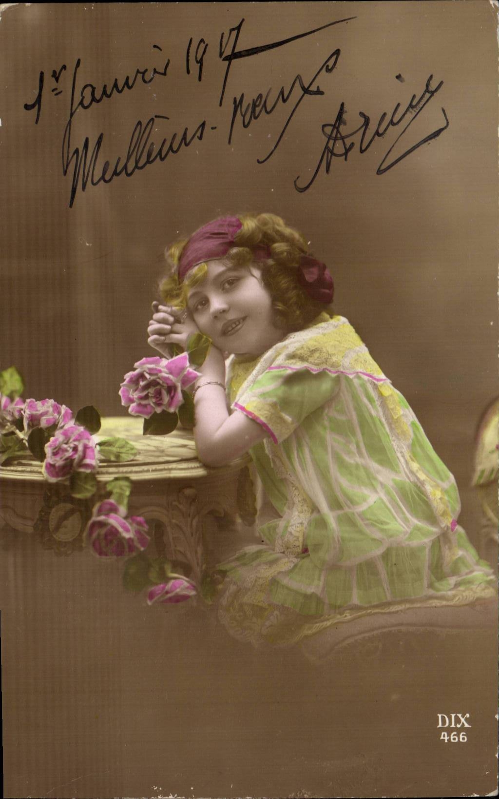 CPA Phantasie-gutes Kind feiert