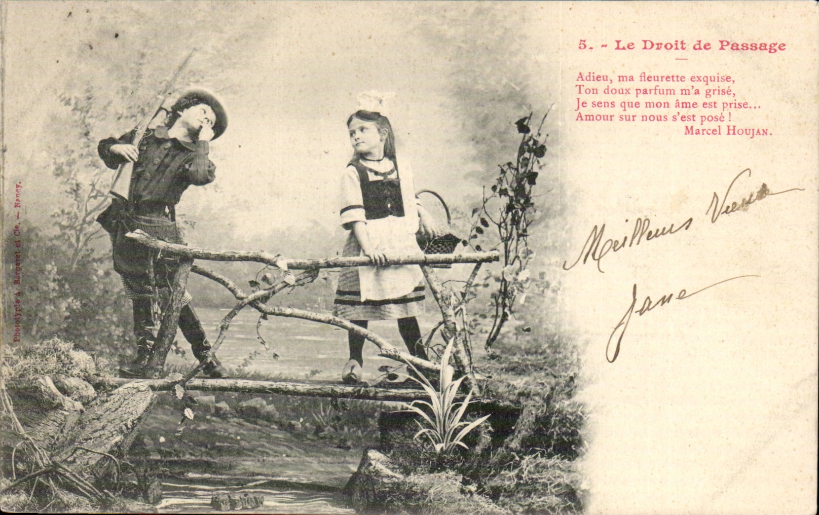 CPA Phantasie-Kindvorfahrt