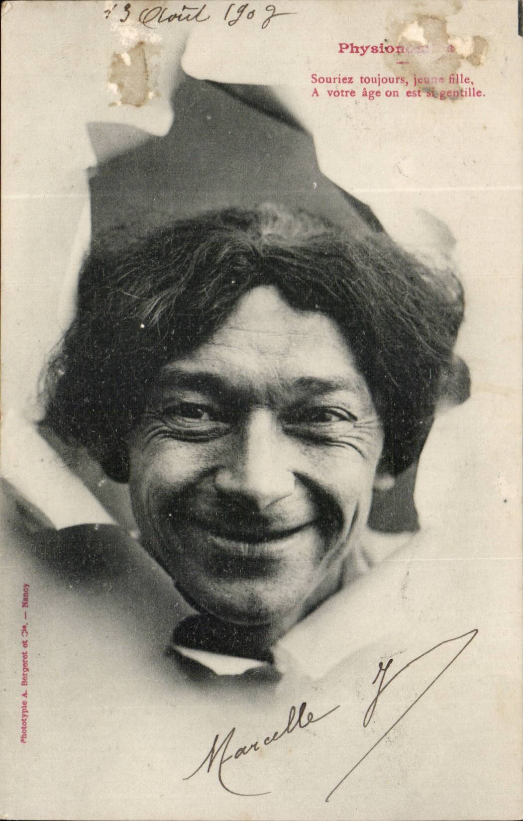 CPA Fantaisie Physionomies Humour