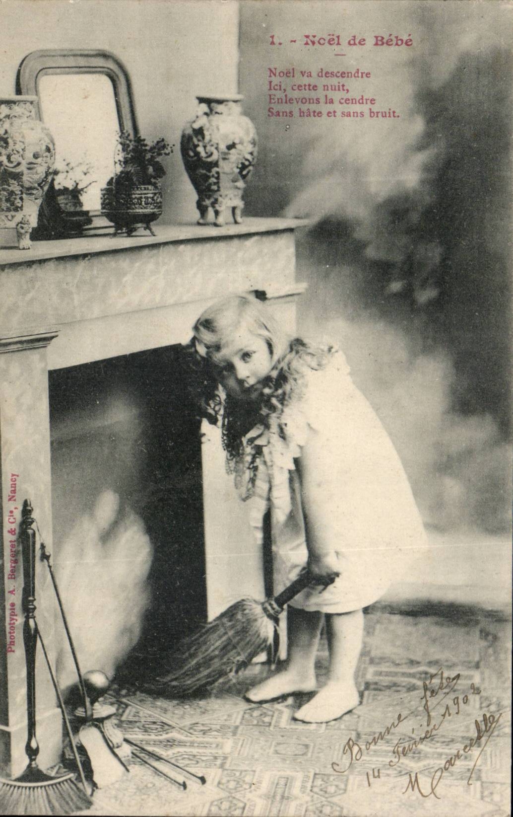 CPA Phantasie-Weihnachtskind des Babys