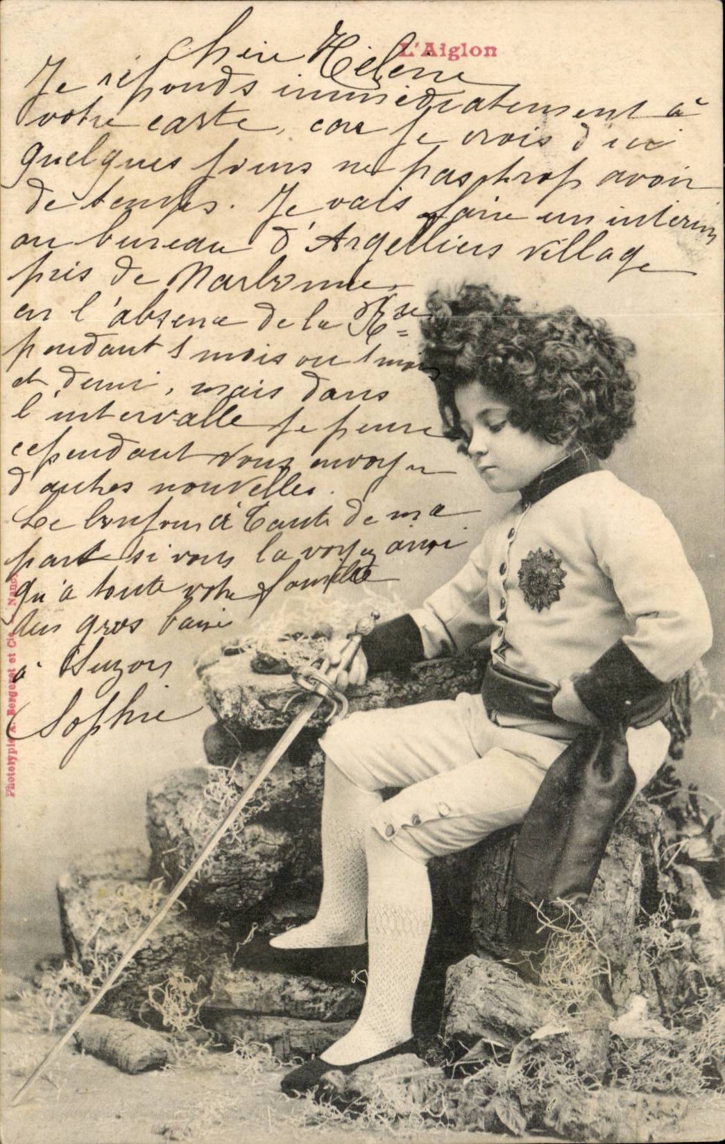 CPA Phantasie-Kind das eaglet