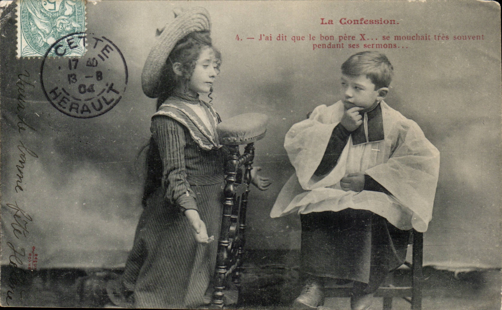 CPA Phantasie das Kindgestandnis