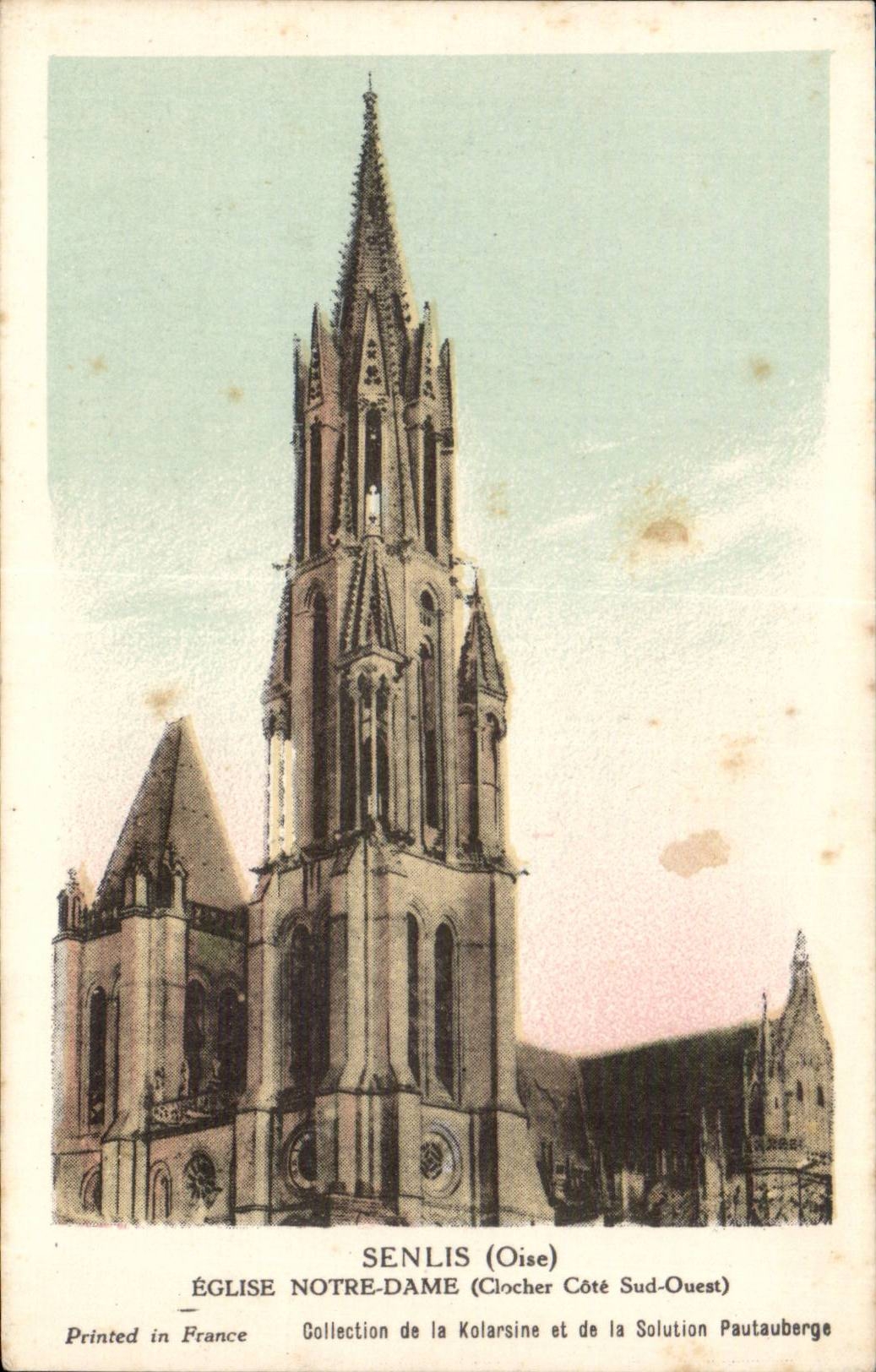 Senlis CPA Notre Dame Kirche
