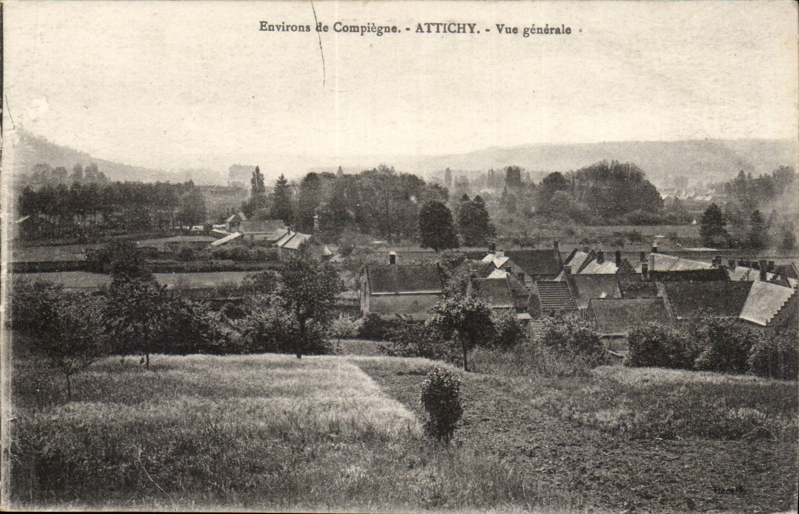 Environs de Compiegne CPA Attichy Vue generale