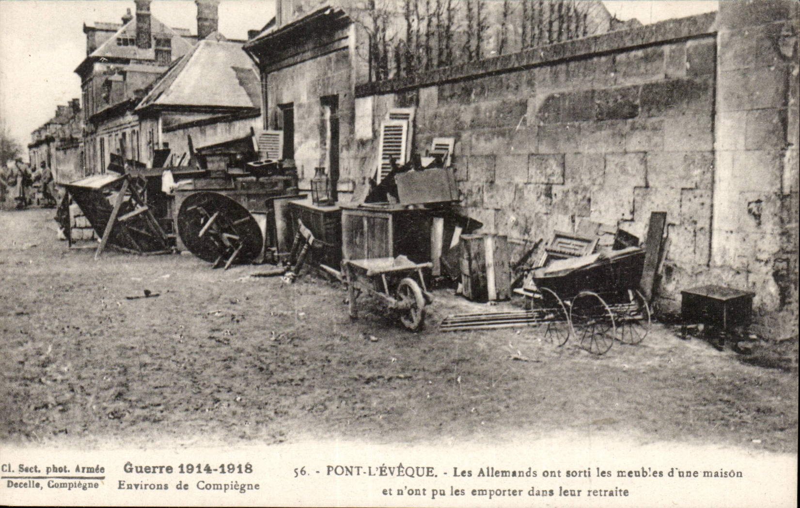 Pont L deutsches links des Bishop CPA die Mobelstucke ein Haus