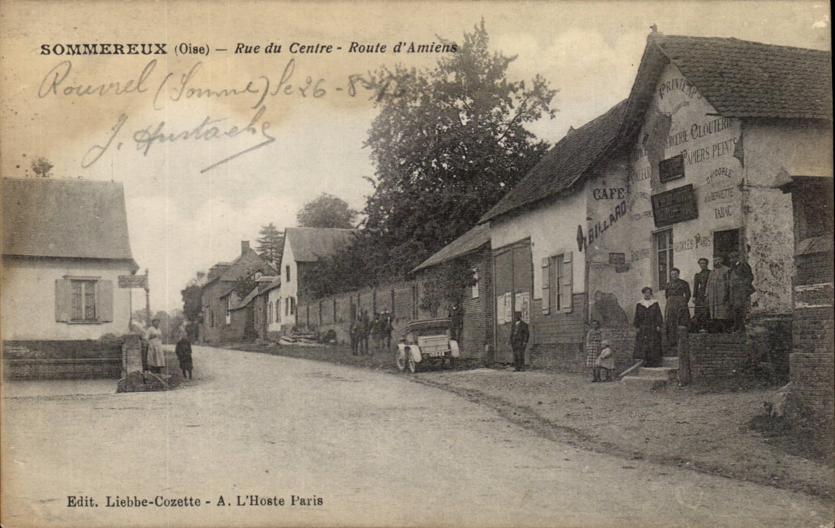 Sommereux CPA Strasse der Mittelstrasse von Amiens