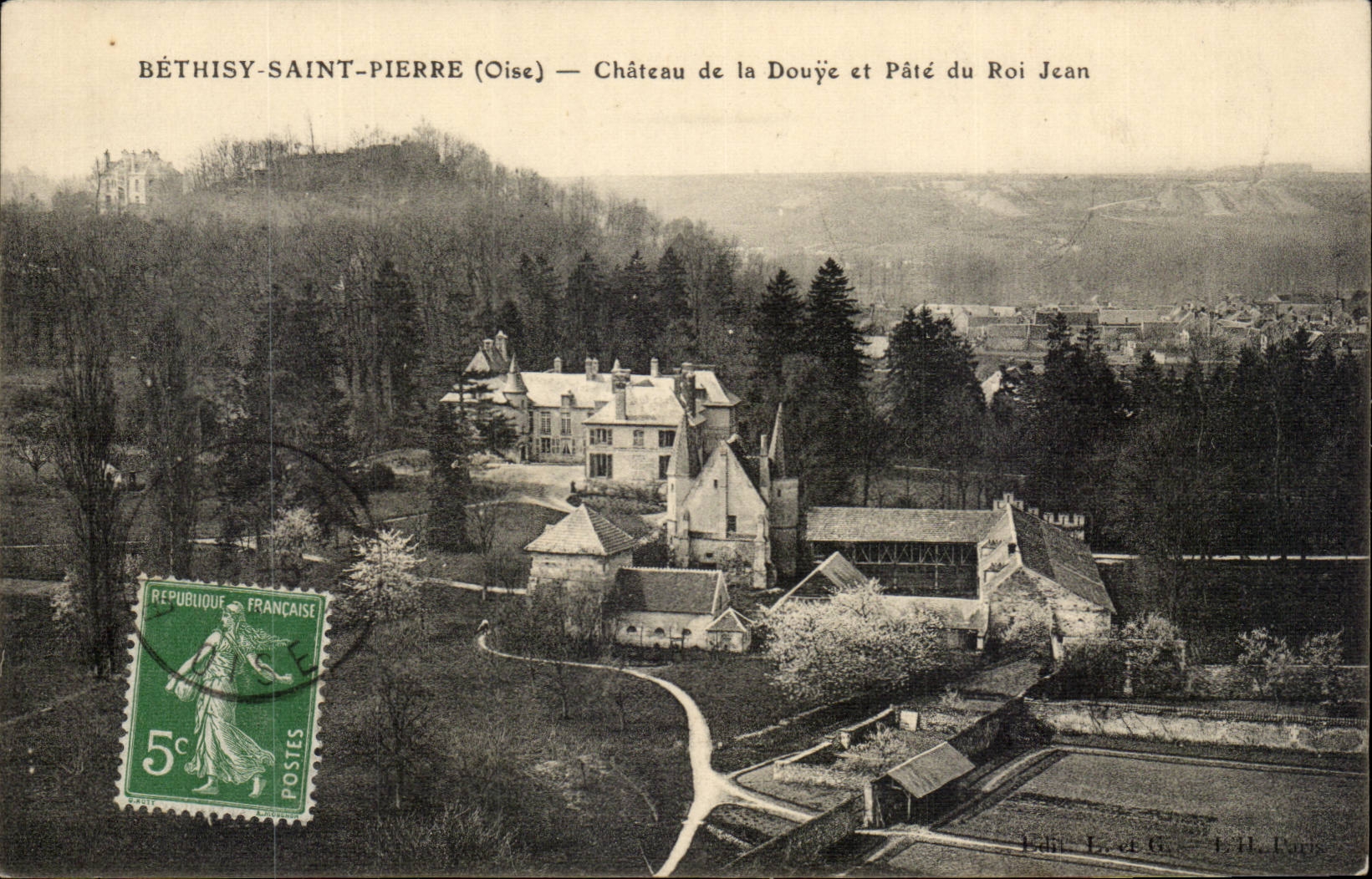 Schloss des Bethisy Saint Pierre-CPA von Douye und Pastete des Konigs Jean
