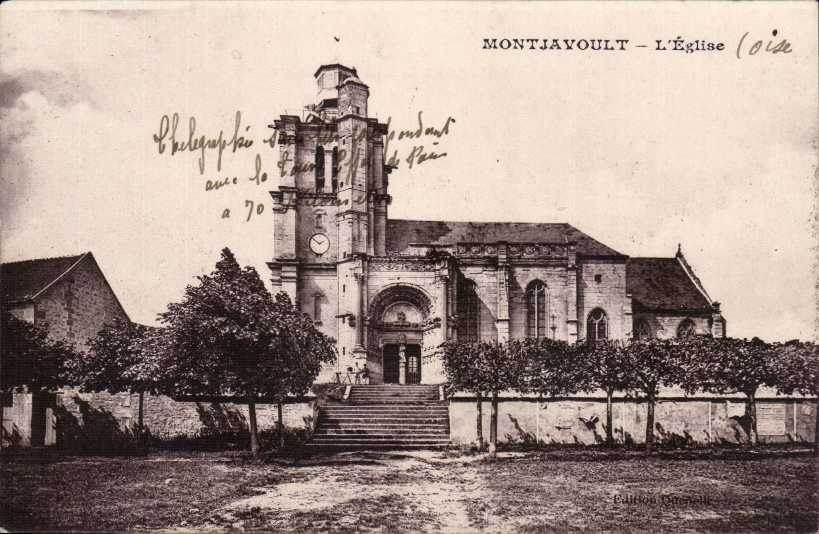 Montjavoult CPA die Kirche