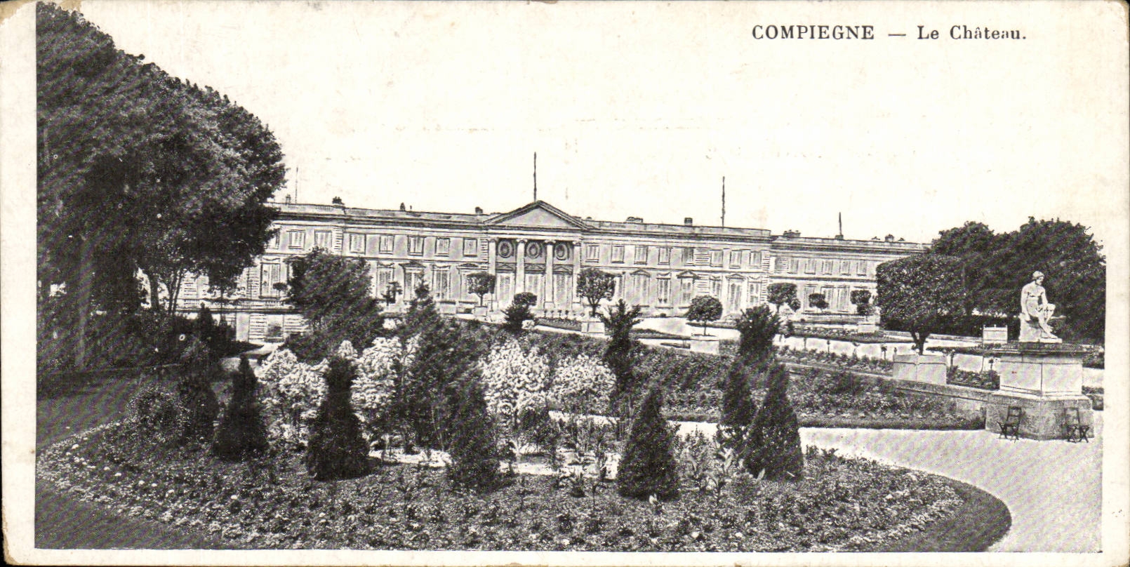 Compiegne CPA das Schloss