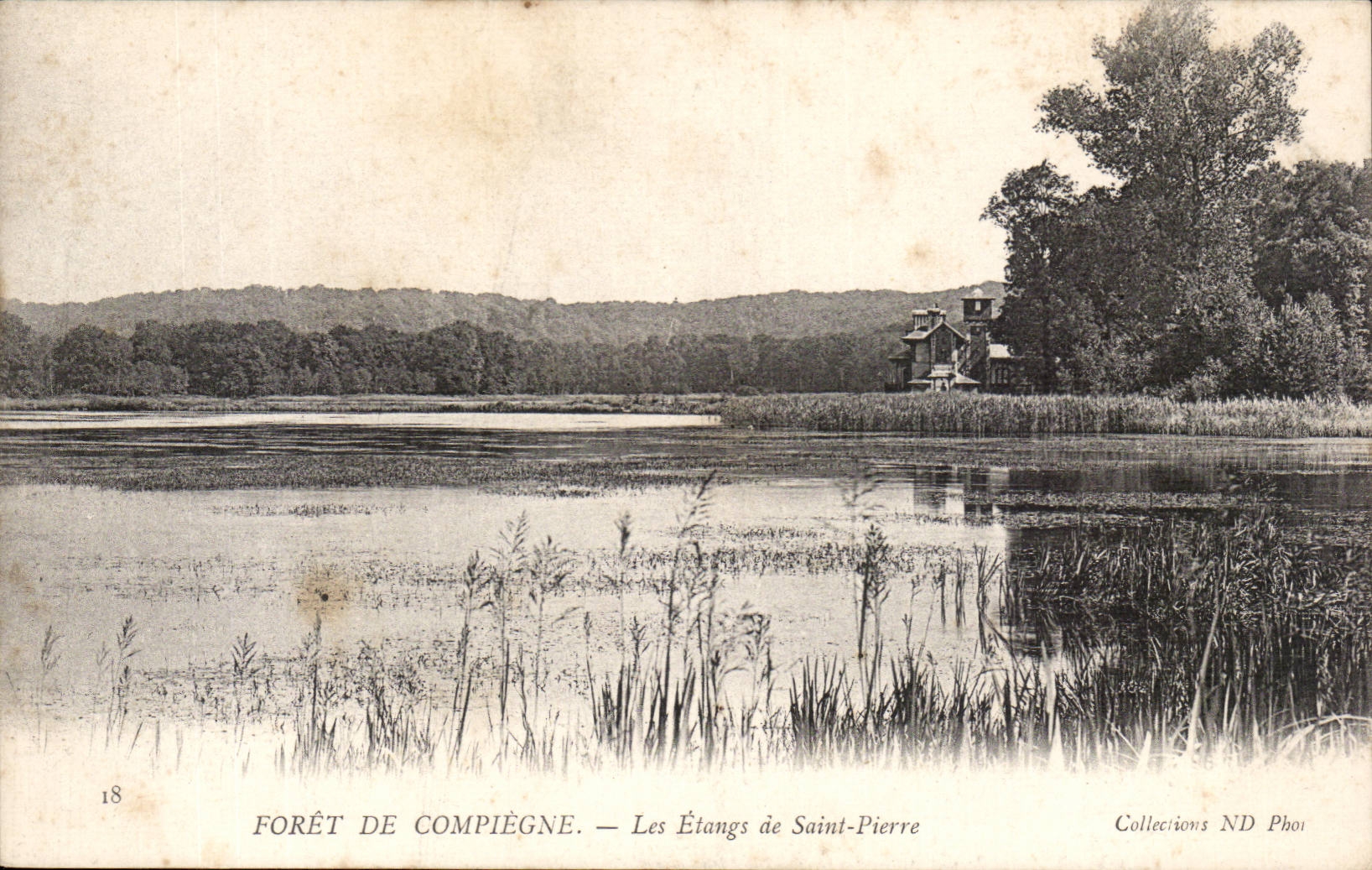 Bohrgerat von Compiegne CPA Teichen des Saint Pierre