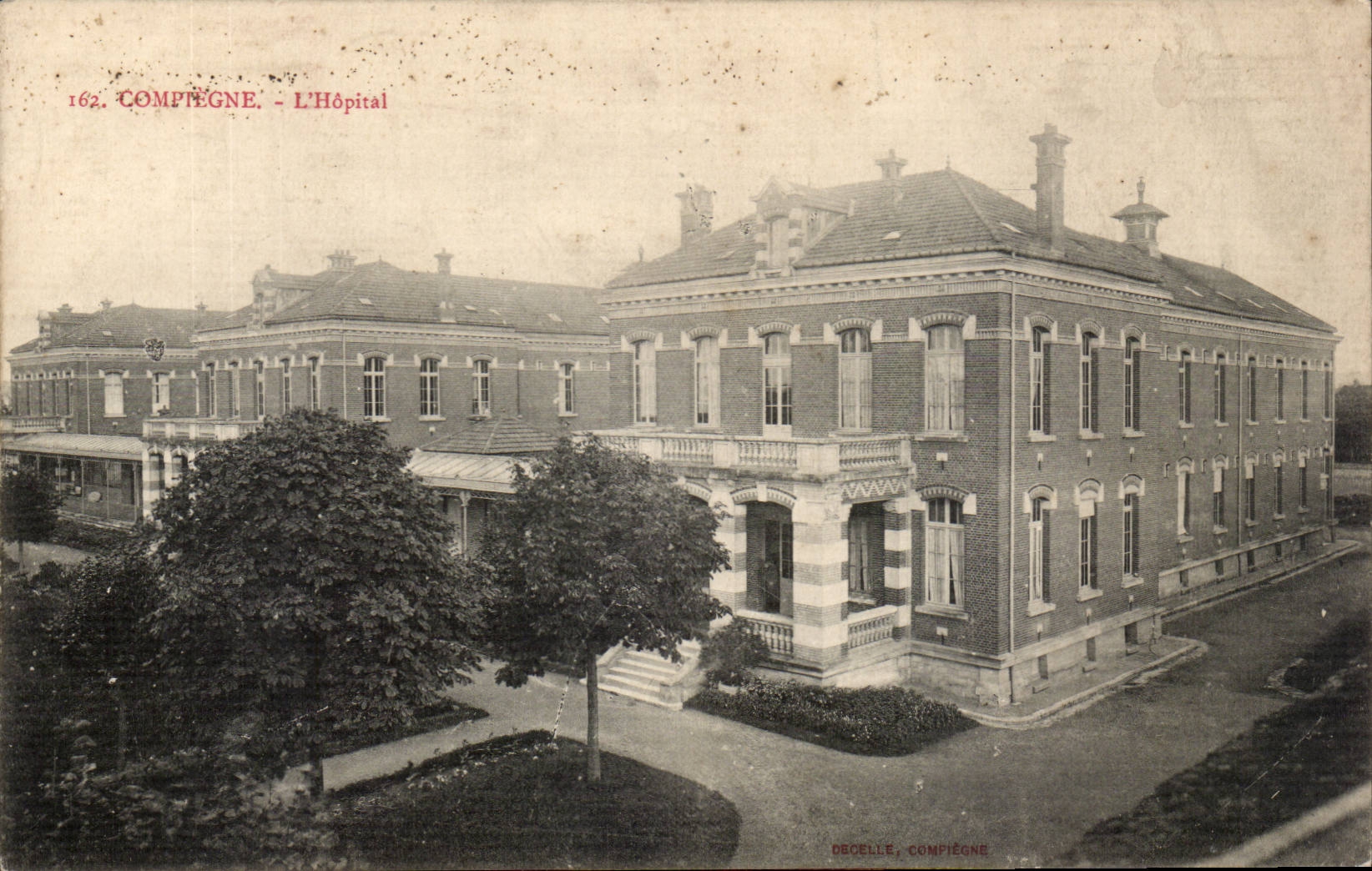 Bohrgerat von Compiegne CPA das Krankenhaus