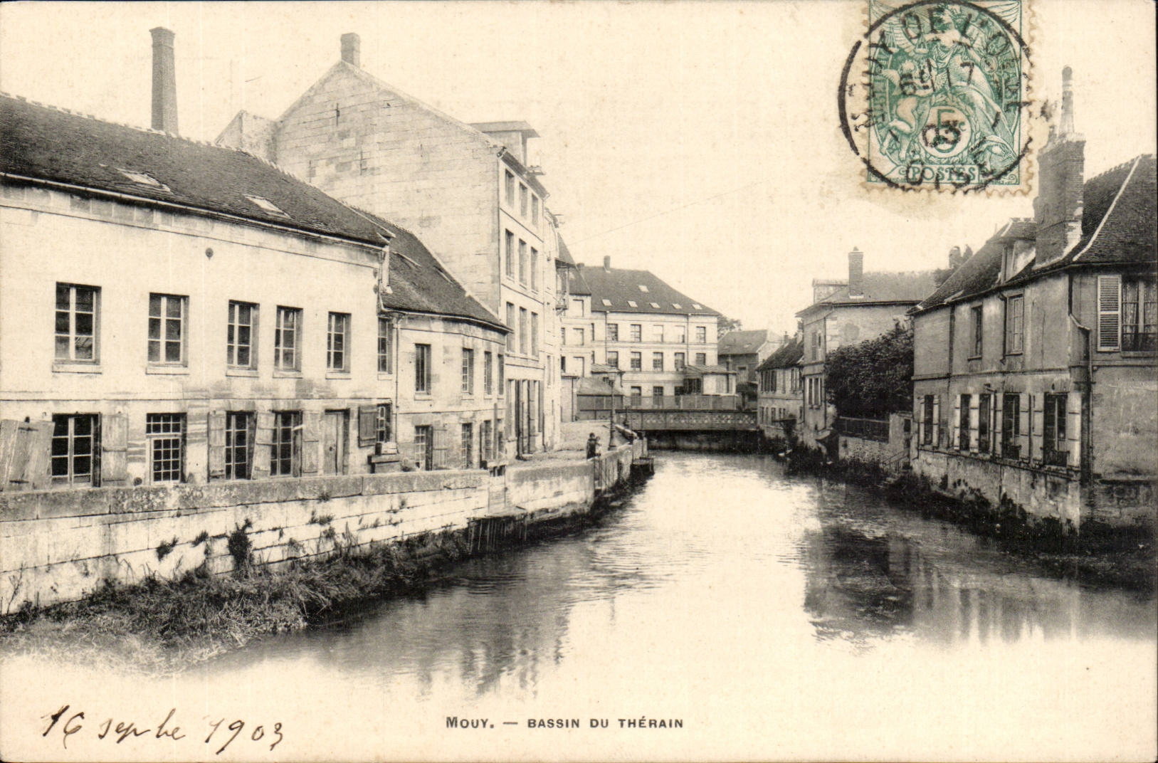 Mouy CPA Bassin von Therain