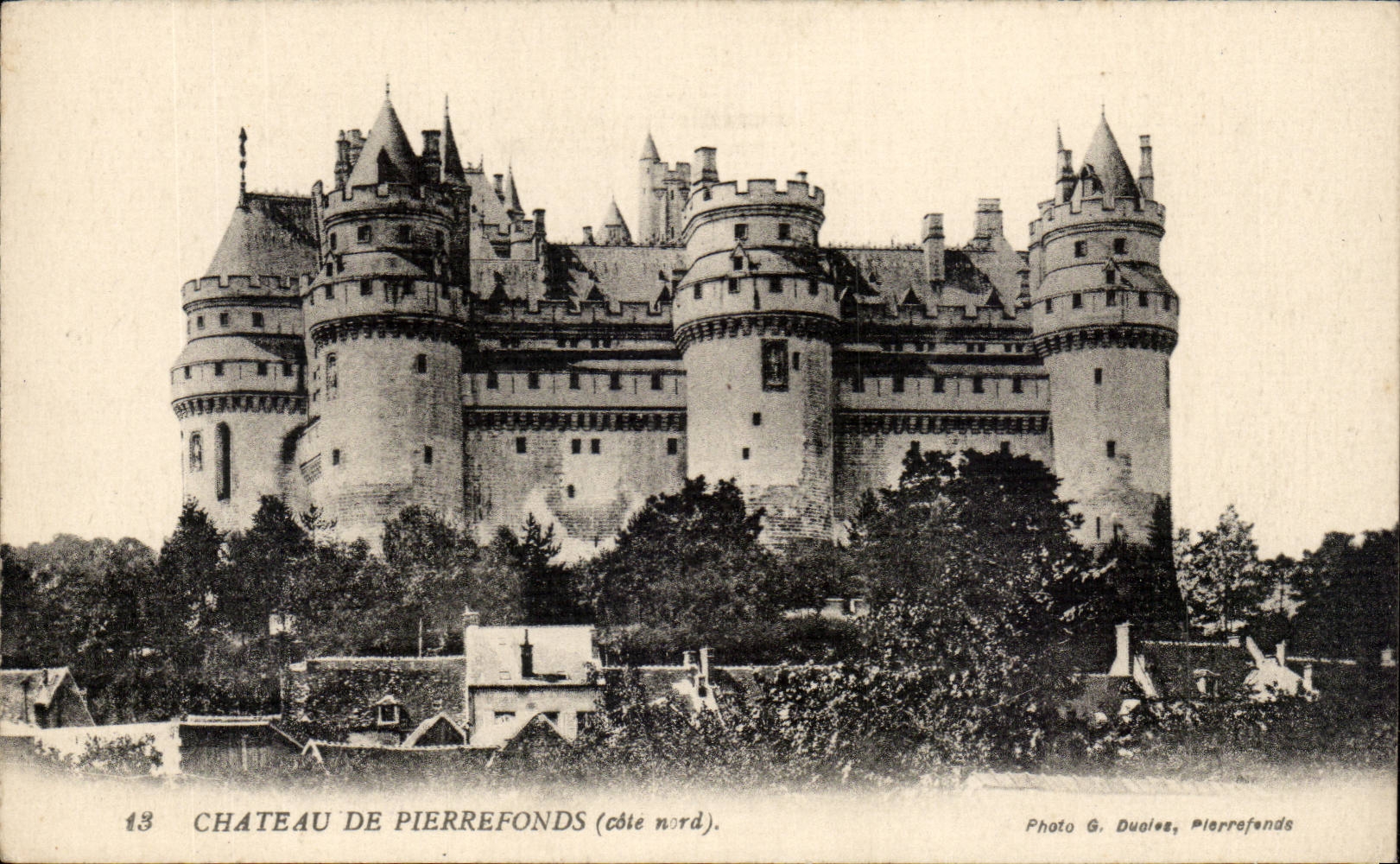 Pierrefonds CPA Schloss