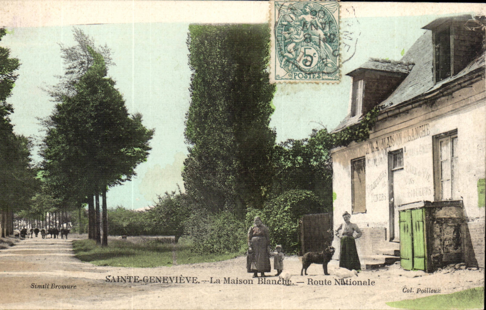 Sainte Genevieve CPA die weisse Haus Hauptverkehsstrasse