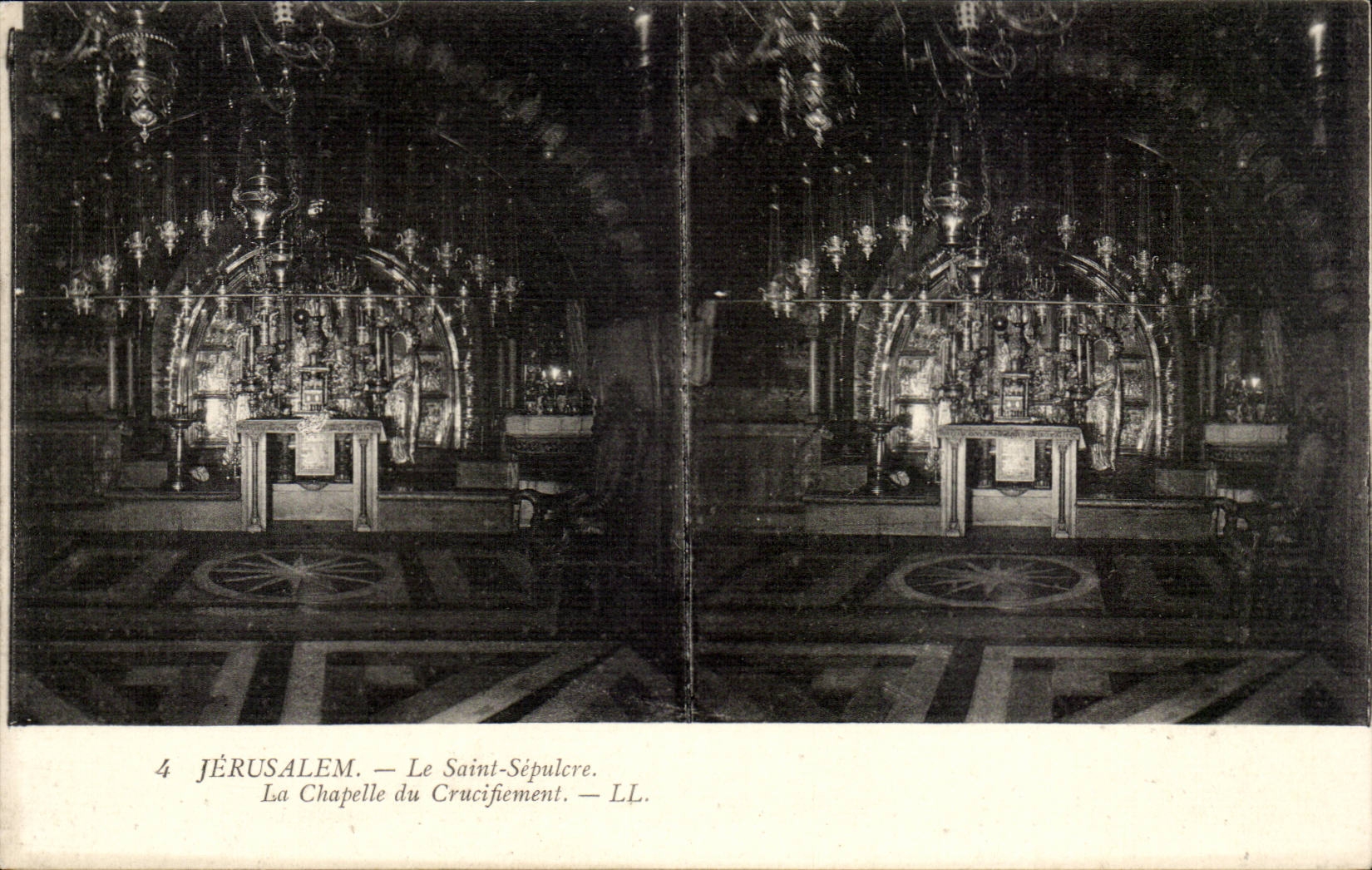 Israel Jerusalem CPA the saint seplucre the vault of crucifixion