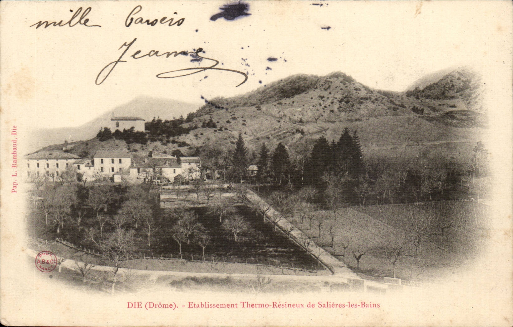 Die CPA Resinous Hydropathic establishment of Salt boxes les Bains