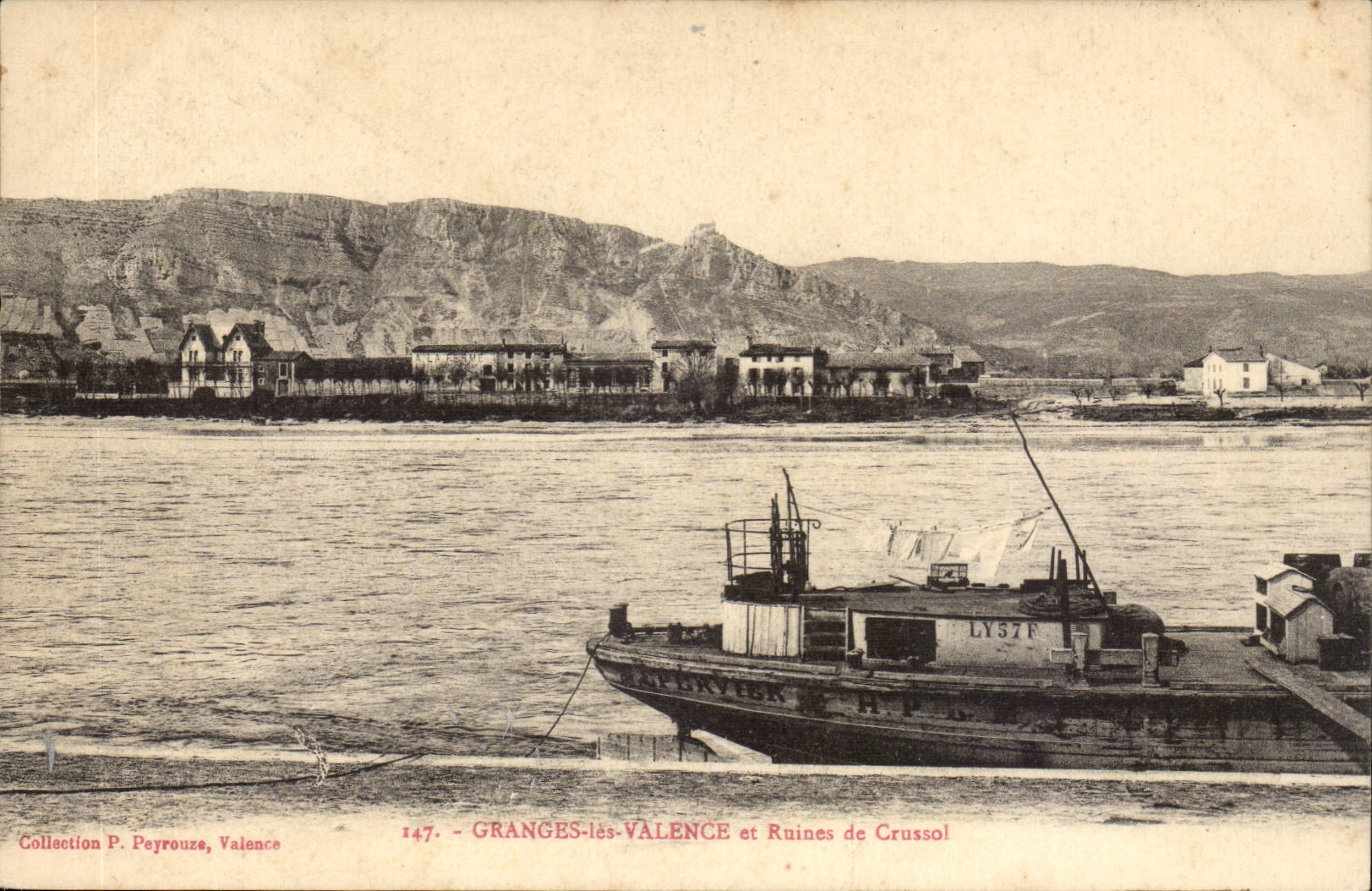 Barns Valences and ruins of CRussol CPA