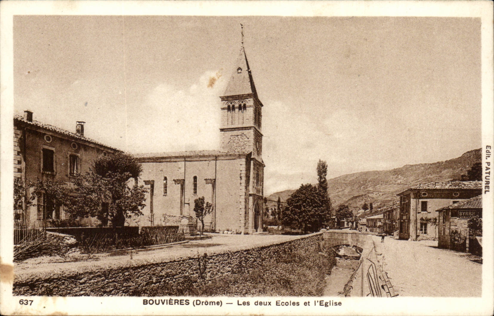 Bouvieres CPA two schools and the church