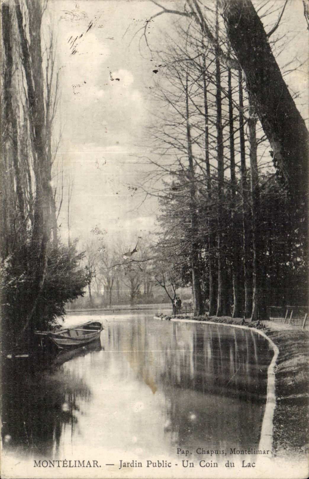 Montelimar CPA Public garden a corner of the lake