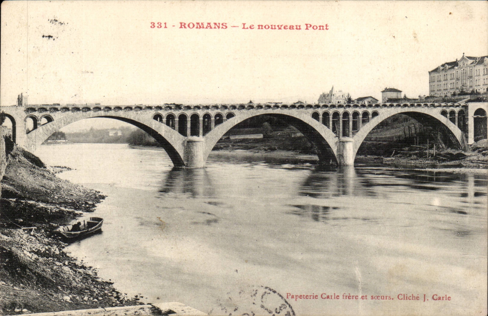 Romans CPA Le nouveau pont