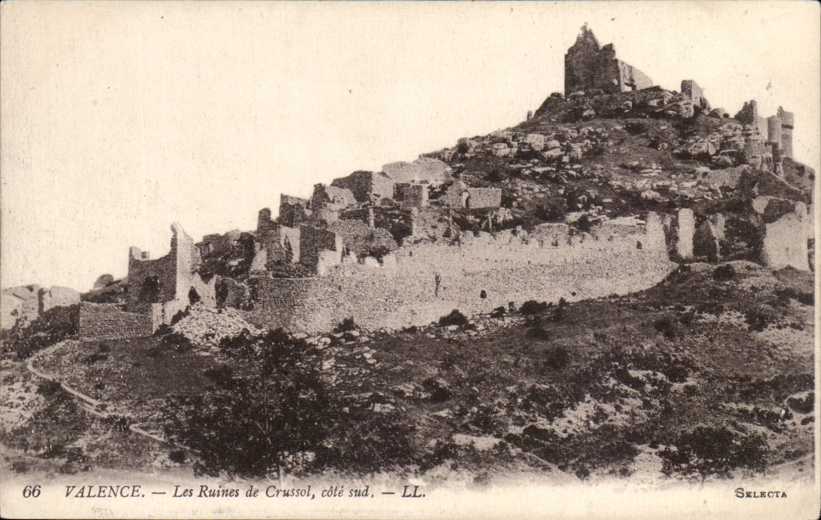 Ruinen der Wertigkeit CPA cRussol des sudlichen Teils