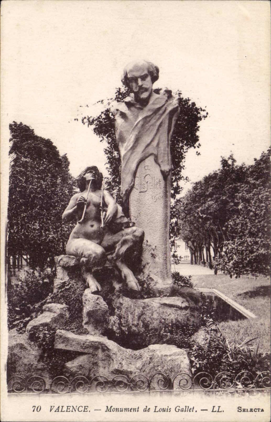 Valence CPA Monument of Louis Roller