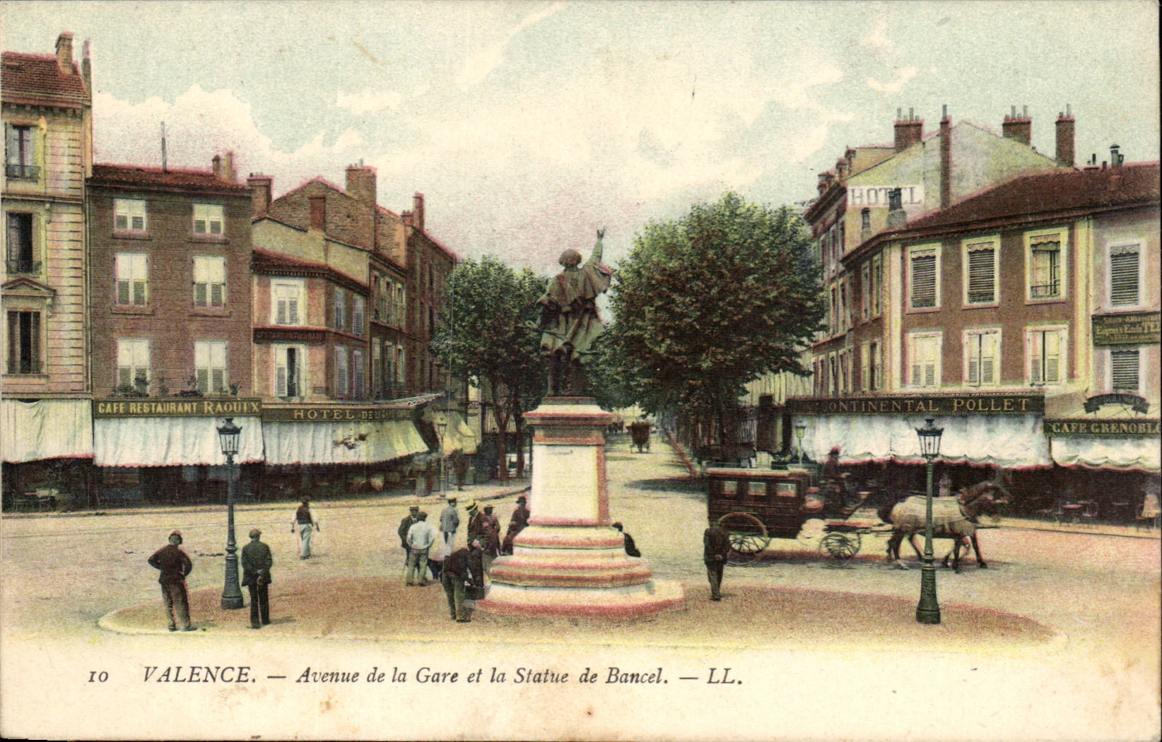 Valence CPA Which occurred of the station and Statue of Bacel