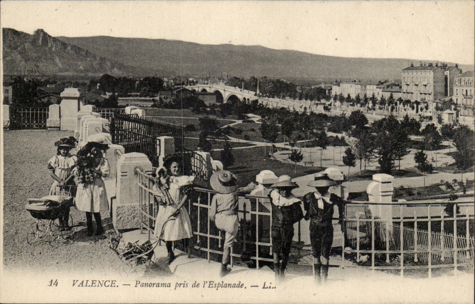 Valence CPA Panorama taken of the esplanade