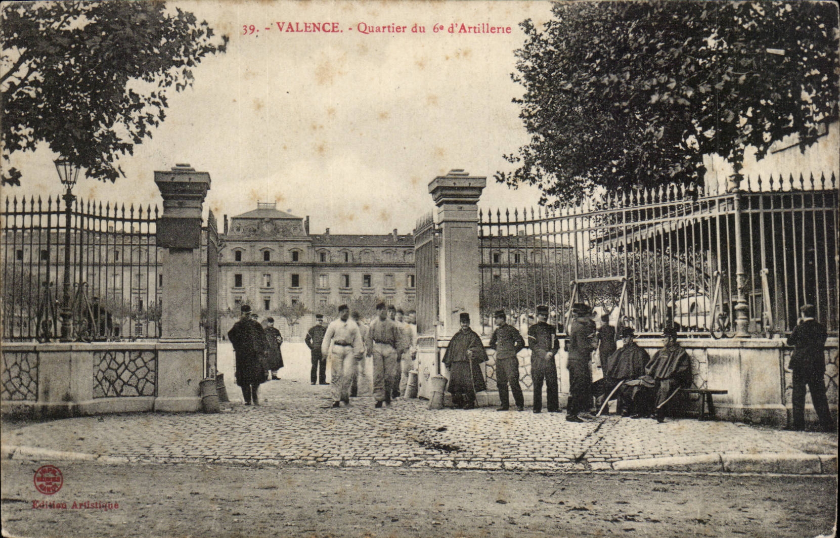 Bezirk der Wertigkeit-CPA von 6 Artillerie