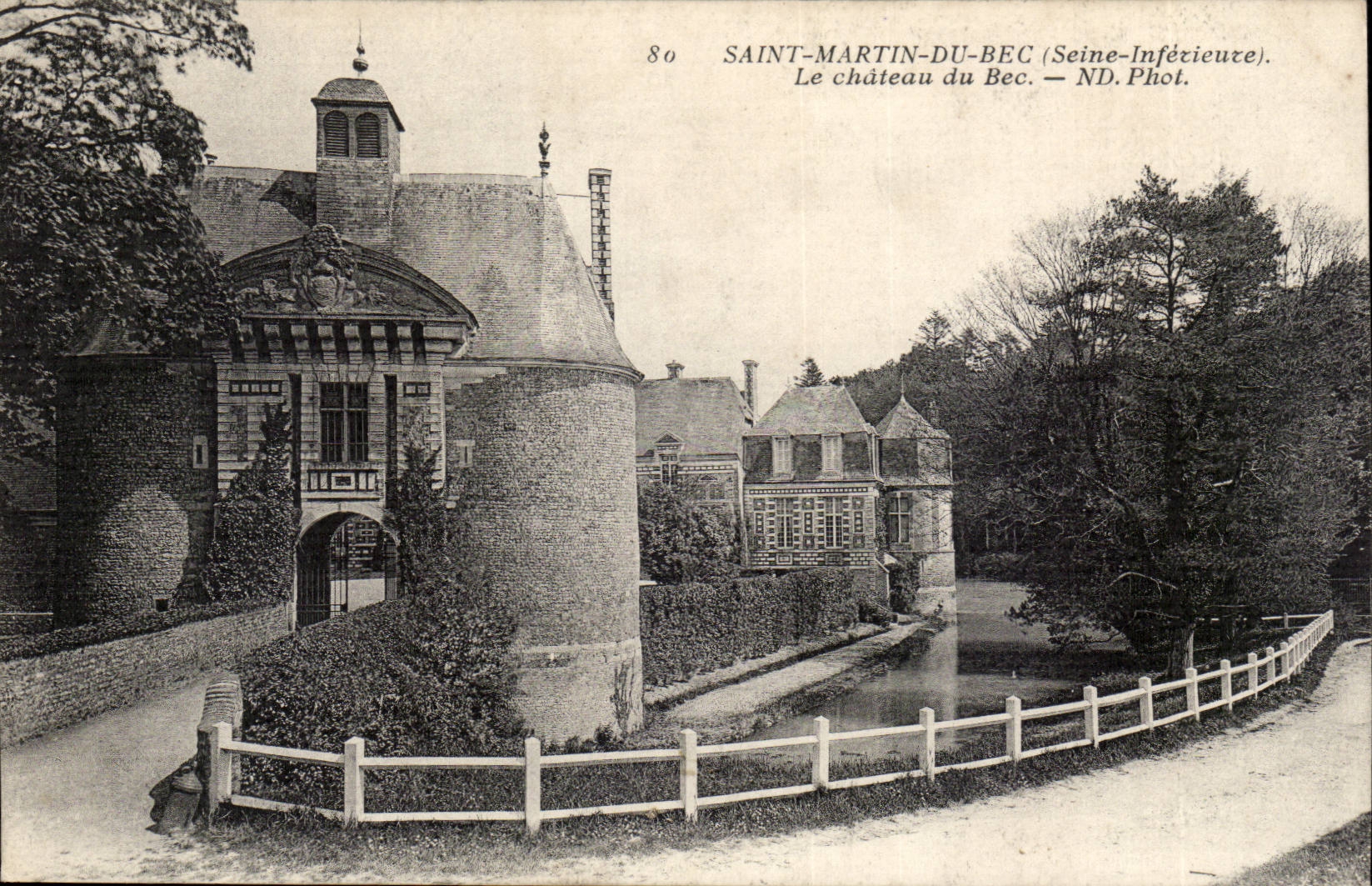 Saint Martin of Nozzle CPA the castle of the Nozzle