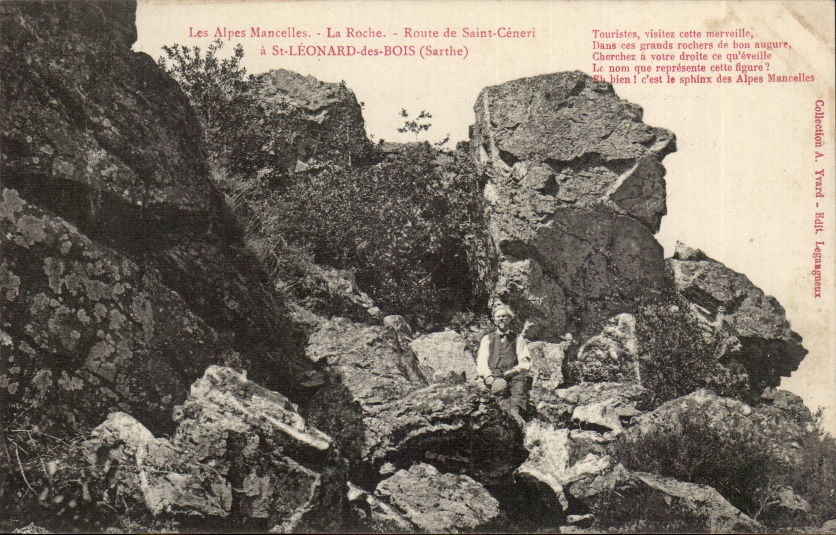 Saint Leonard of Wood CPA Road of Saint Ceneri