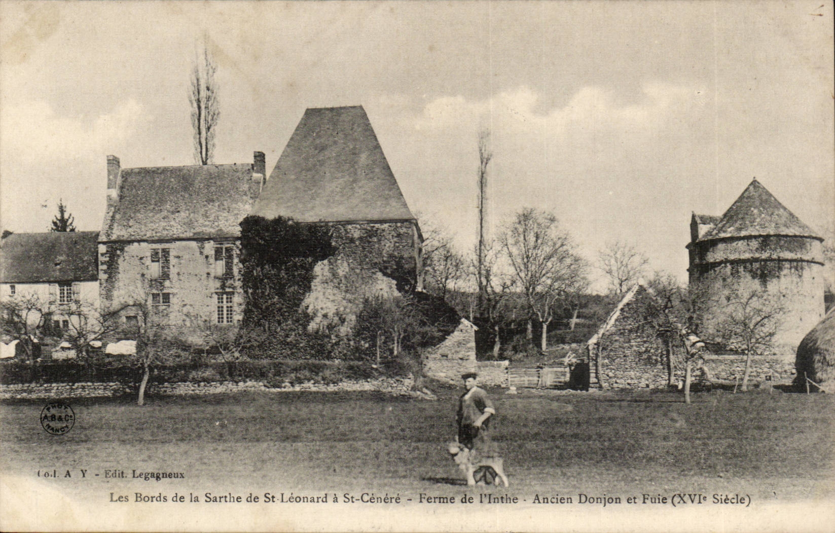 Honfleur CPA the edges of the Sarthe Closes of Inthe Ancien keep