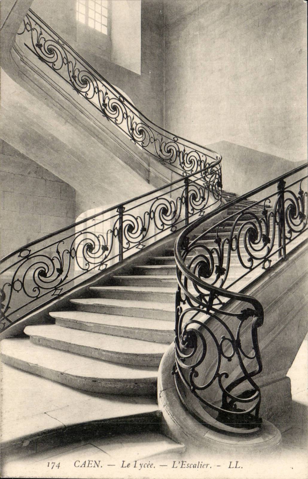 Caen CPA die Hochschule das Treppenhaus