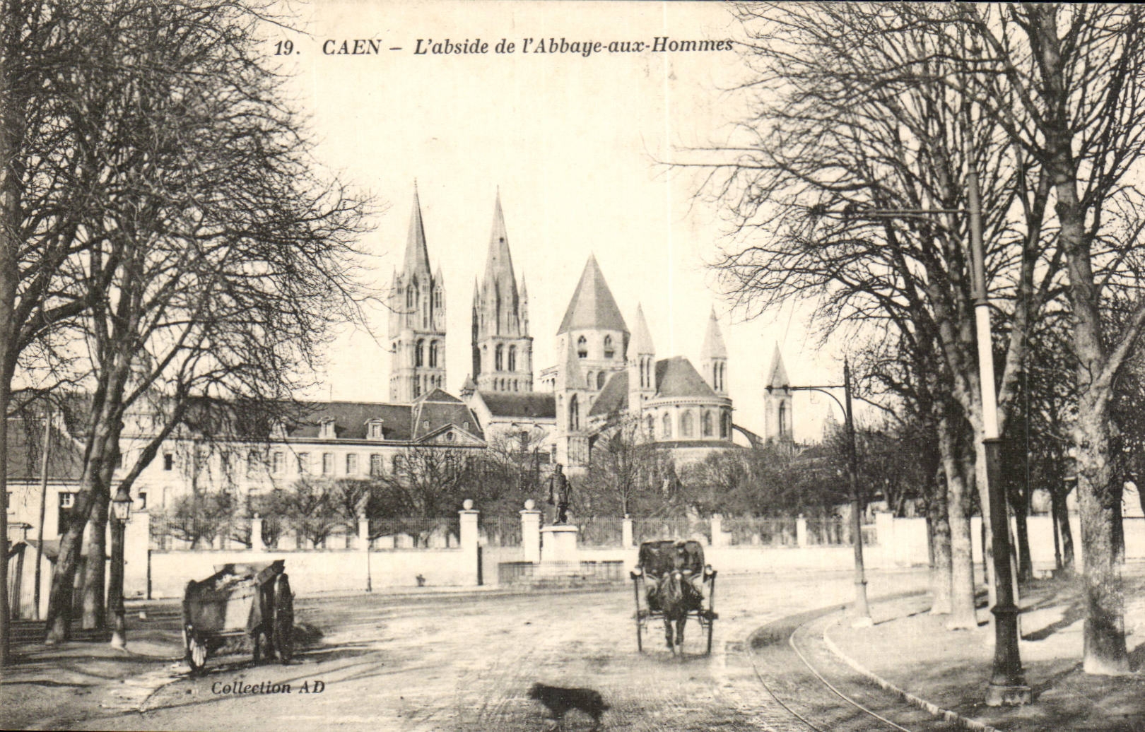 Caen CPA der Apse des abaye zu den Mannern