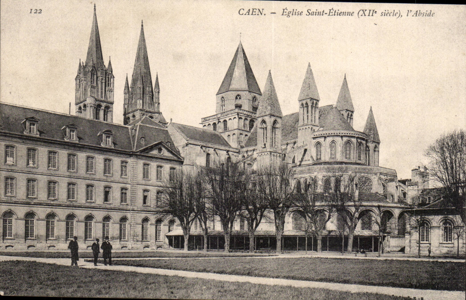 Kirche Saint-Etienne Caen-CPA