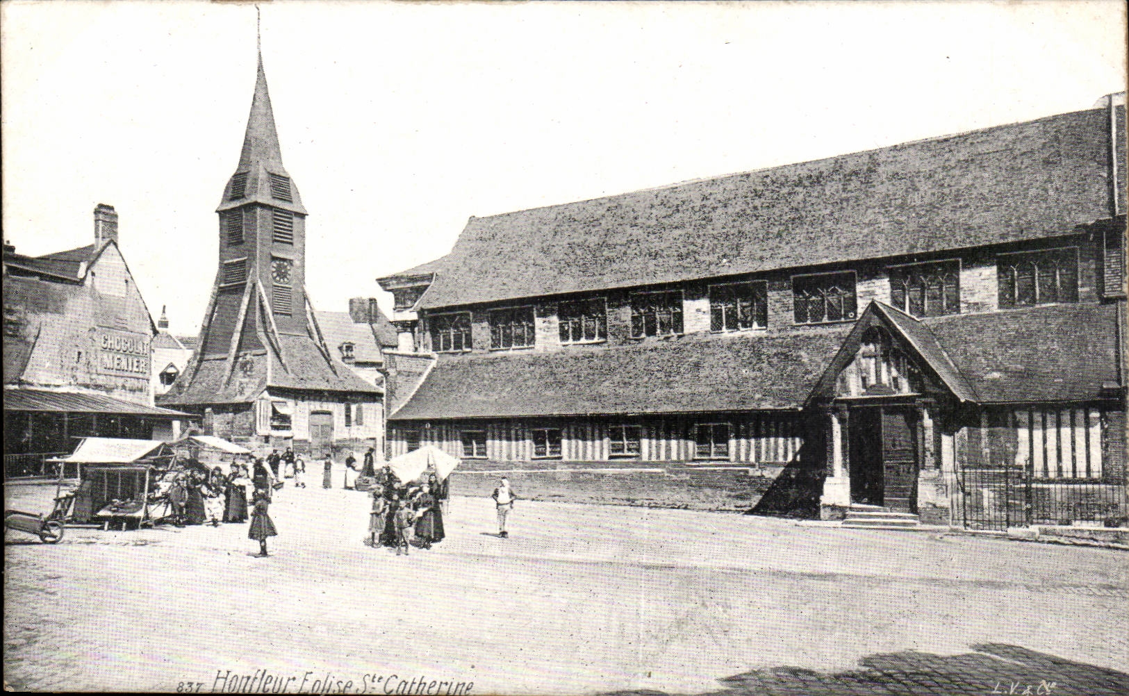 Honfleur CPA Eglise Ste Catherine