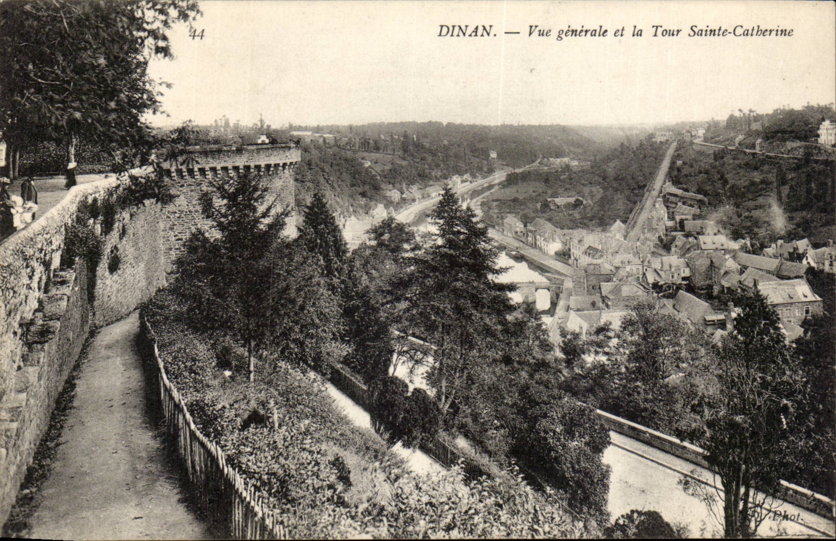 Dinan CPA View and the Tower Sainte Catherine