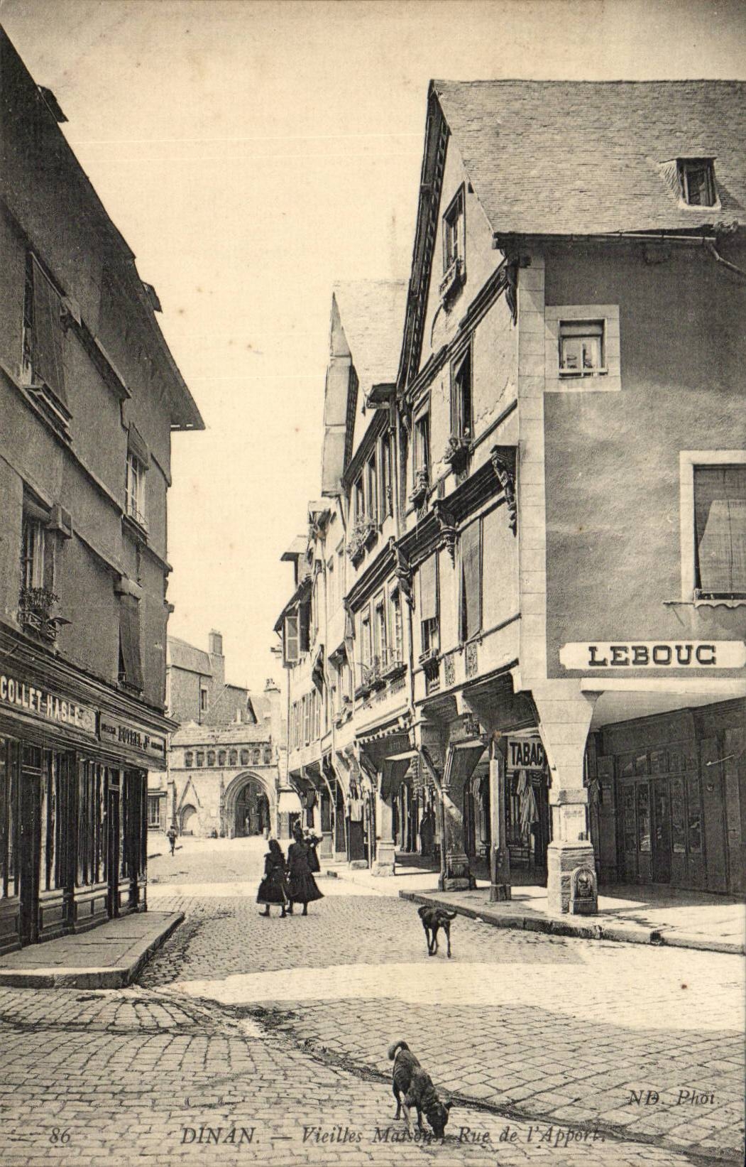 Dinan CPA Old houses Street of L '' contribution