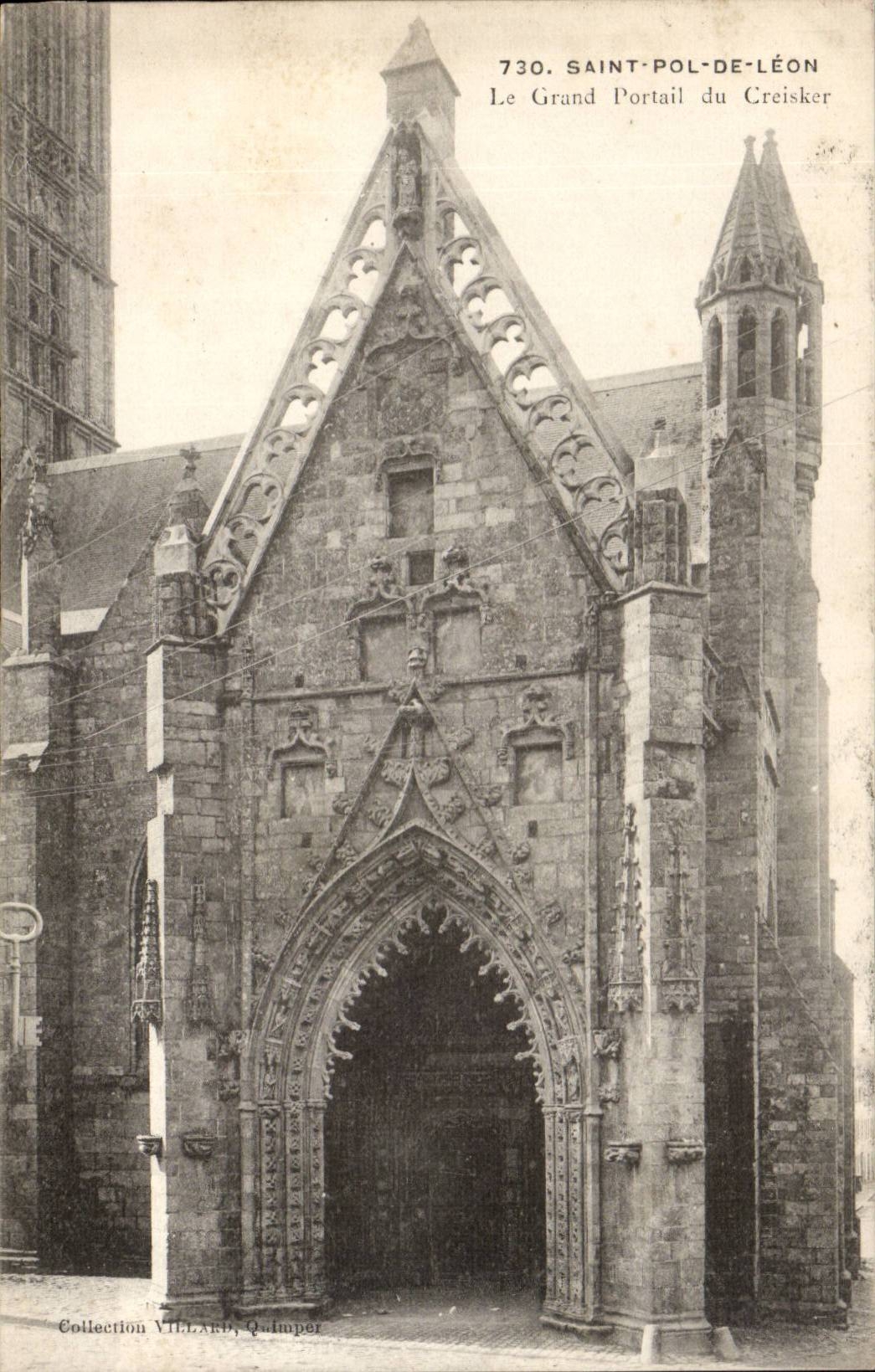 Saint pol of Leon CPA the large gate of Creisker