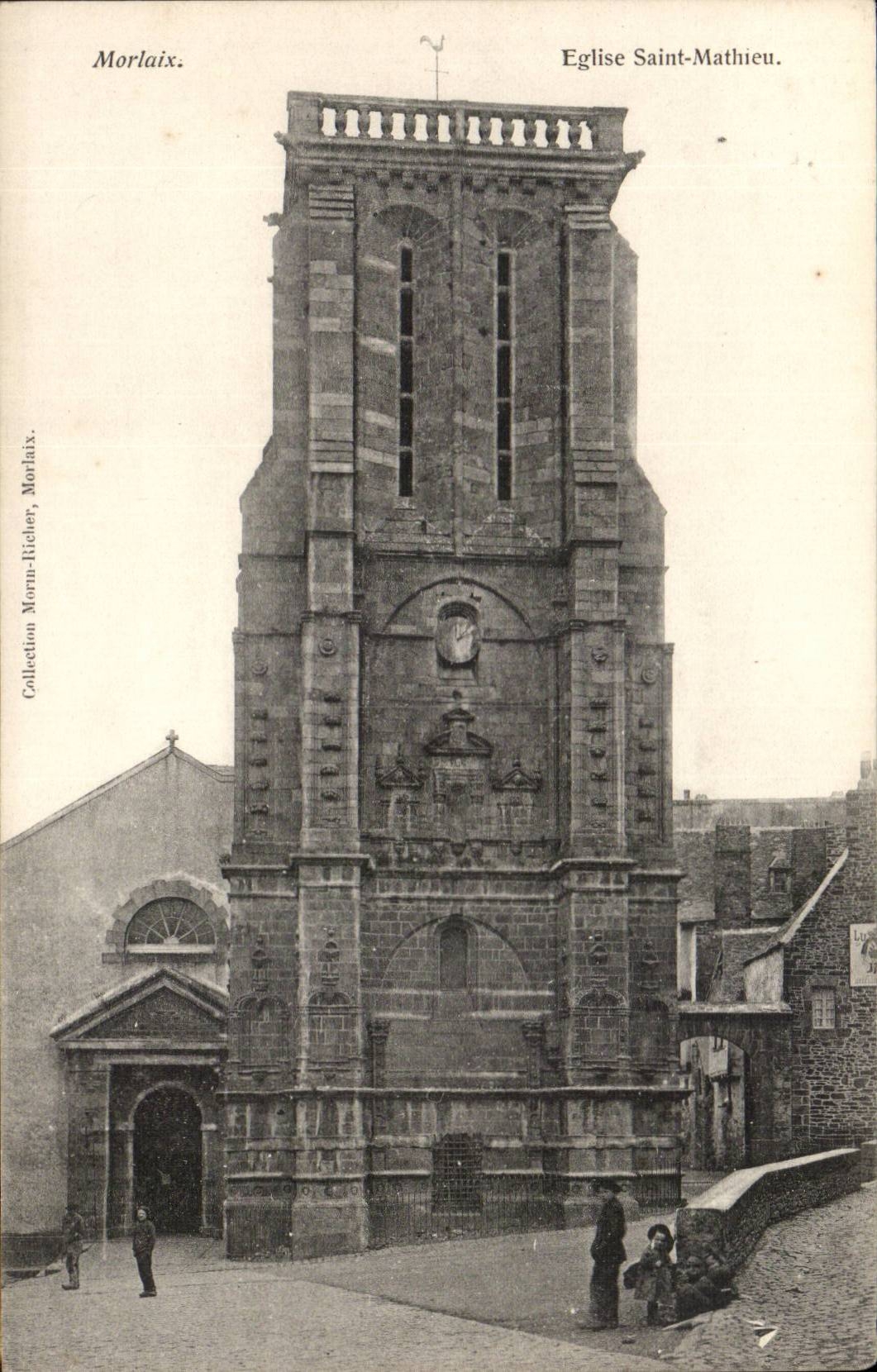 Morlaix CPA Eglise Saint Mathieu