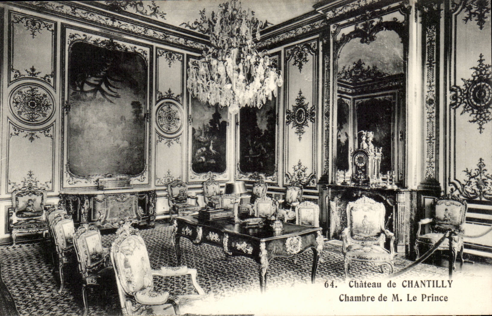 Castle of Chantilly CPA Room of M the prince