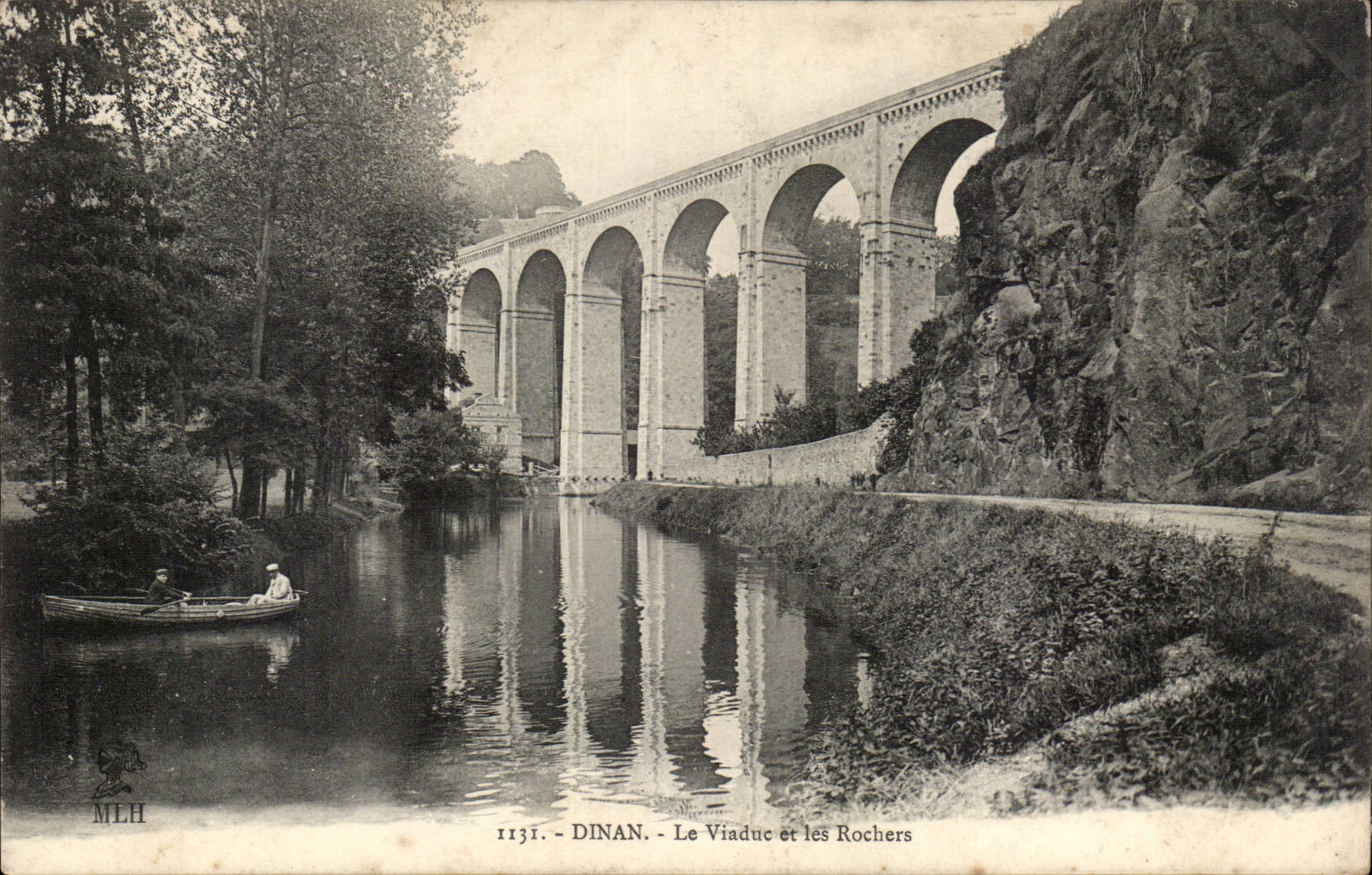 Dinan CPA the viaduct and rocks