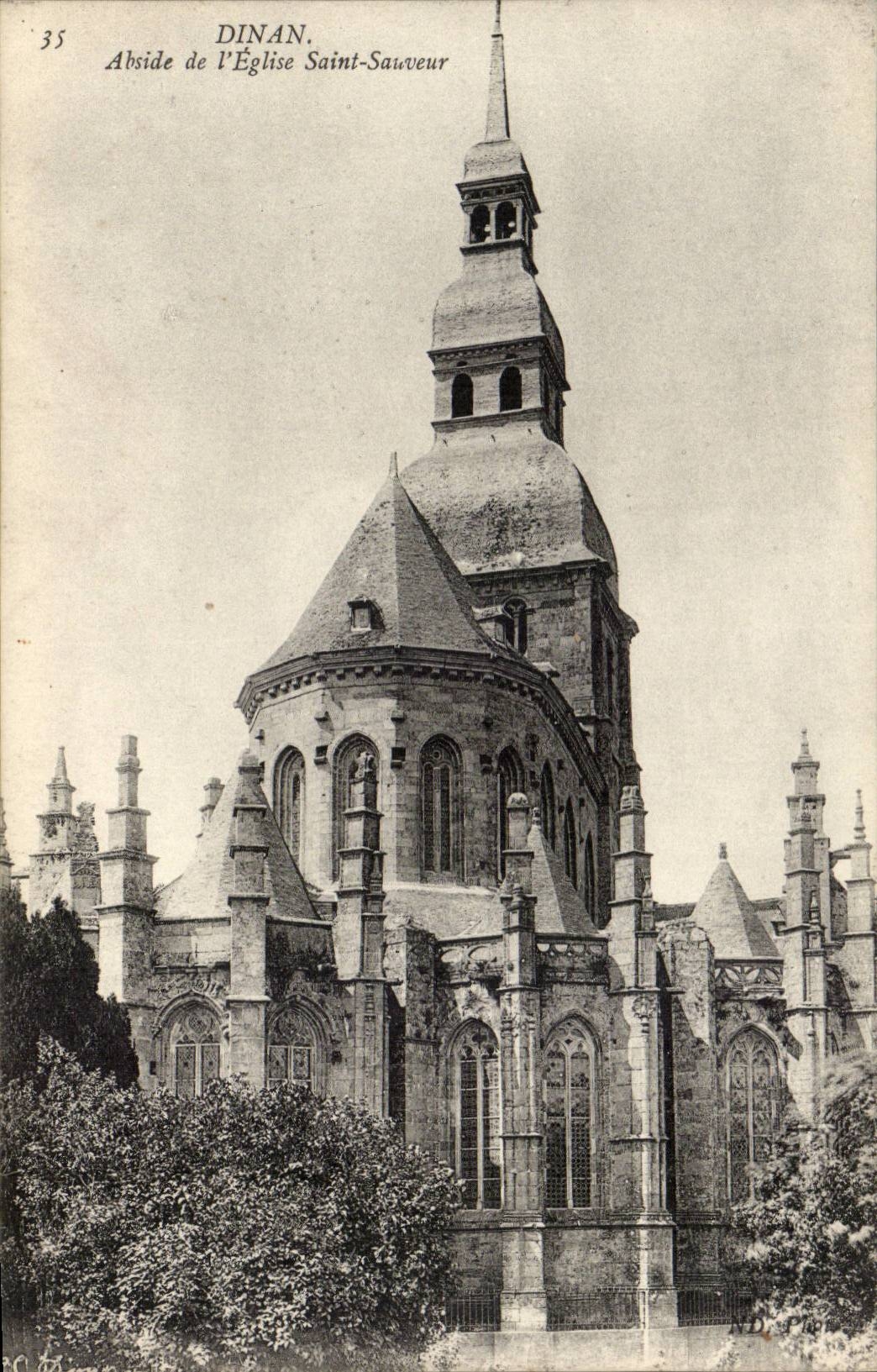 Dinan CPA absisde of the church Saint Saver