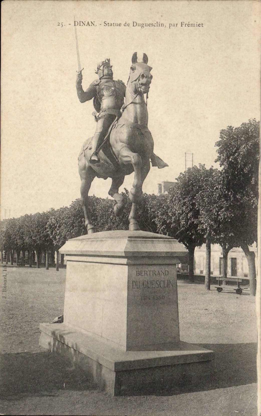 Dinan CPA Statue of Duguesclin by Fremiet